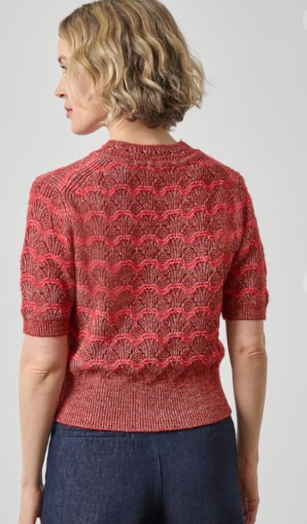 SHORT SLEEVE MULTISTITCH PULLOVER PA3590