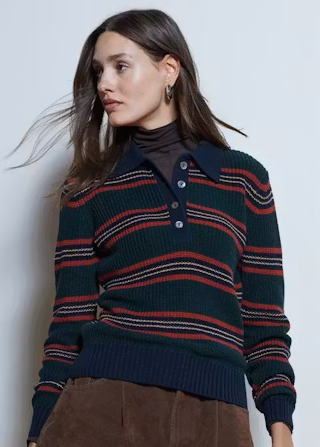STRIPED SHAKER POLO N14720