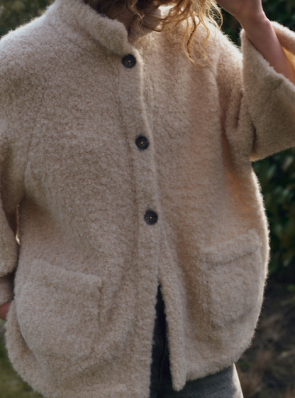 FUNNEL NECK CARDIGAN 300511