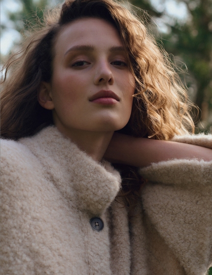 FUNNEL NECK CARDIGAN 300511