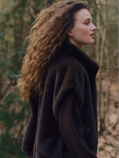 FAUX FUR VEST 800262