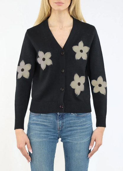 EMBRODIERED FLORAL CARDIGAN 12688