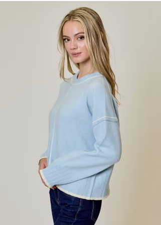 CREWNECK WITH PIPING DETAIL BWV0912035