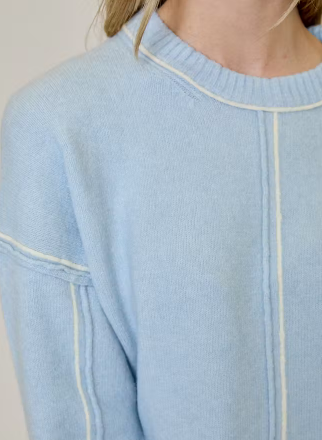 CREWNECK WITH PIPING DETAIL BWV0912035