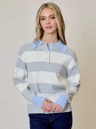 LONG SLEEVE RUGBY POLO BWY0312014