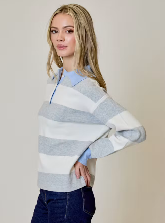 LONG SLEEVE RUGBY POLO BWY0312014