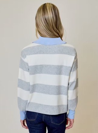 LONG SLEEVE RUGBY POLO BWY0312014