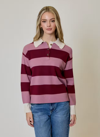 LONG SLEEVE RUGBY POLO BWY0312014