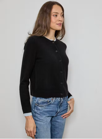 LONG SLEEVE CONTRAST CARDIGAN  CASE0112011