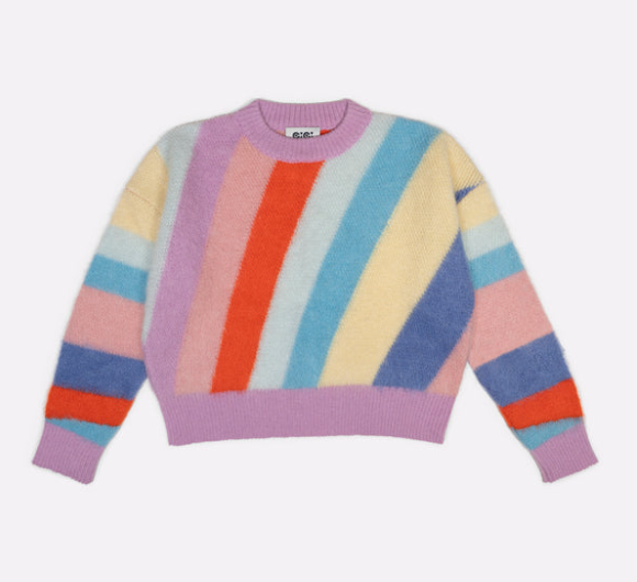 CHROME STRIPE SWEATER F2601