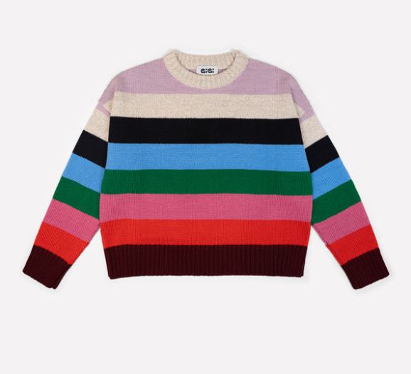 LOLA STRIPE SWEATER F2543