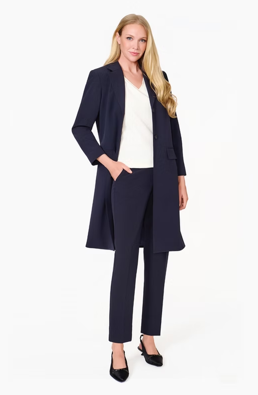 FRONT ZIPPER STRAIGHT LEG TROUSER 9465