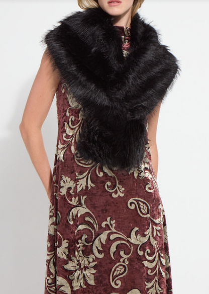 CARLA FAUX FUR STOLE 24-4044