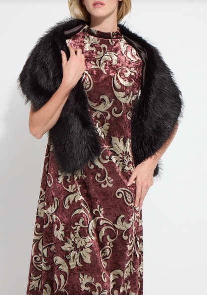 CARLA FAUX FUR STOLE 24-4044