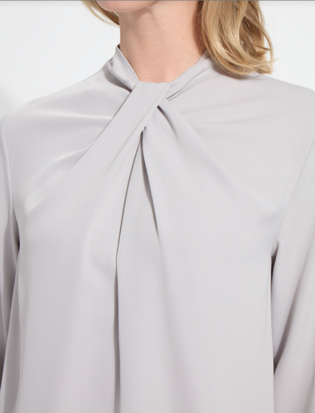 HARMONY DRAPED TWIST BLOUSE 23-4027