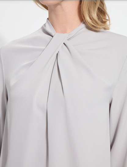 HARMONY DRAPED TWIST BLOUSE 23-4027