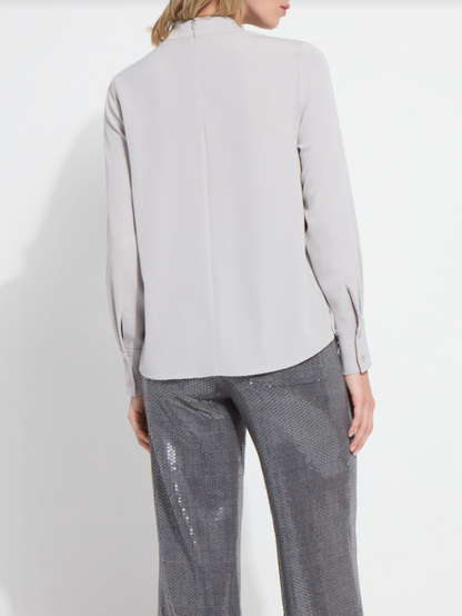 HARMONY DRAPED TWIST BLOUSE 23-4027