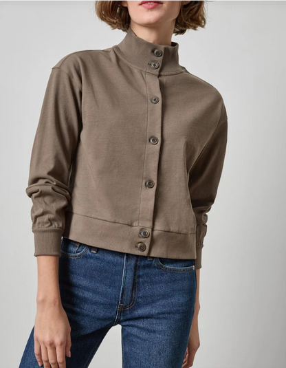 MOCK NECK CARDIGAN PA3586