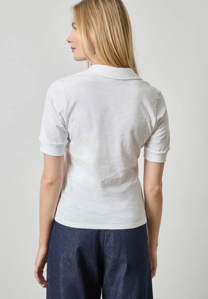 ELBOW SLEEVE COLLARED SPLIT NECK PA3515