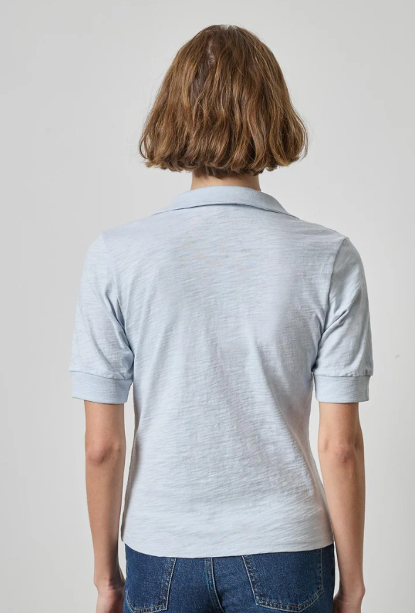 ELBOW SLEEVE COLLARED SPLIT NECK PA3515
