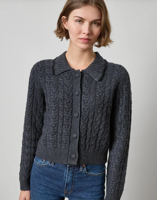 LONG SLEEVE POLO CARDIGAN PA3594