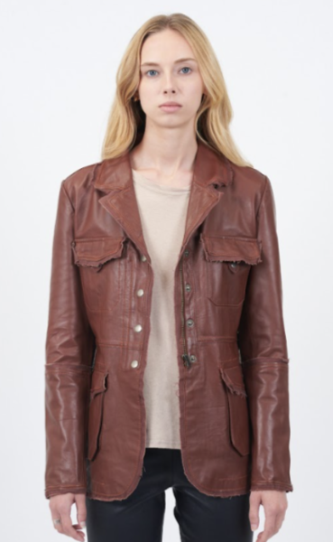 WASHED MERYL LEATHER 586J145