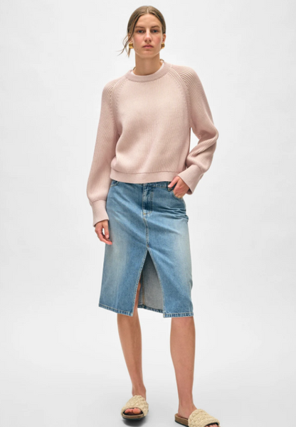 COTTON PLAITED CREW 20962