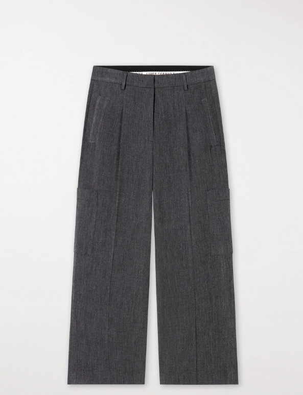 CASHMERE BLEND CARGO PANTS 608580