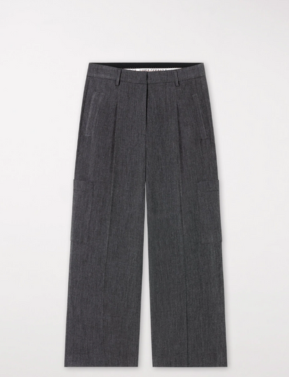 CASHMERE BLEND CARGO PANTS 608580