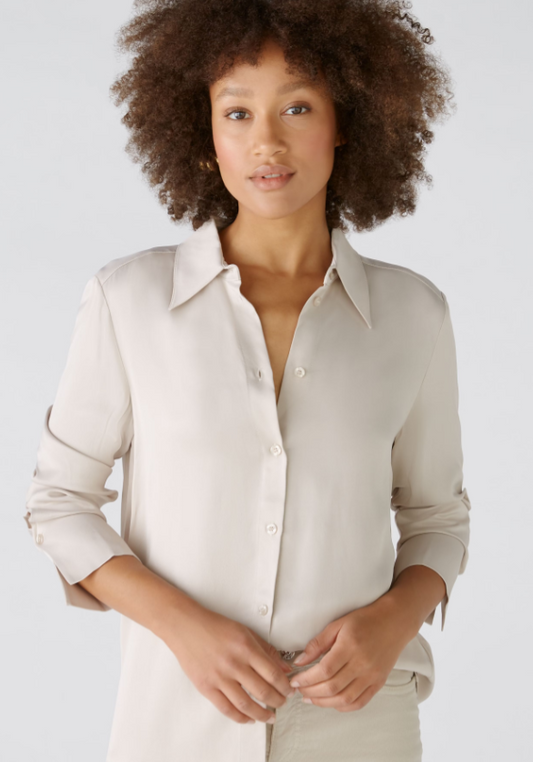 SHINY SATIN BLOUSE 89110