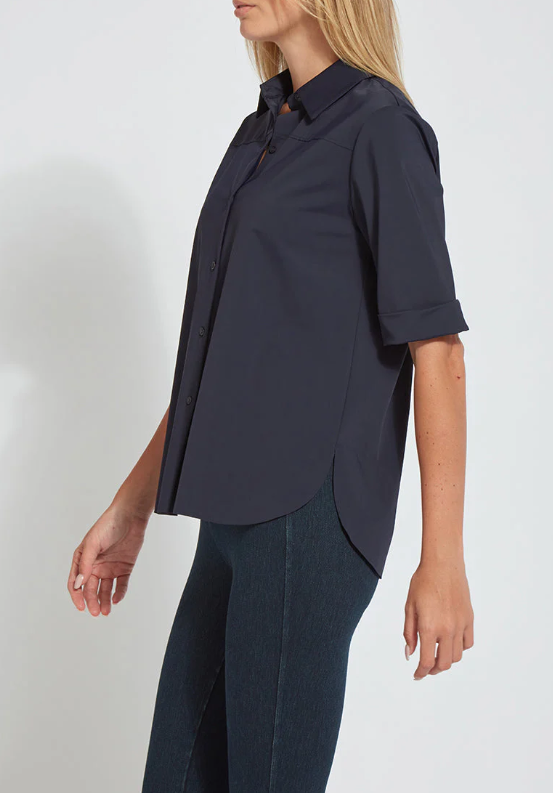 JOSIE SHORT SLEEVE BUTTON DOWN 21-2755