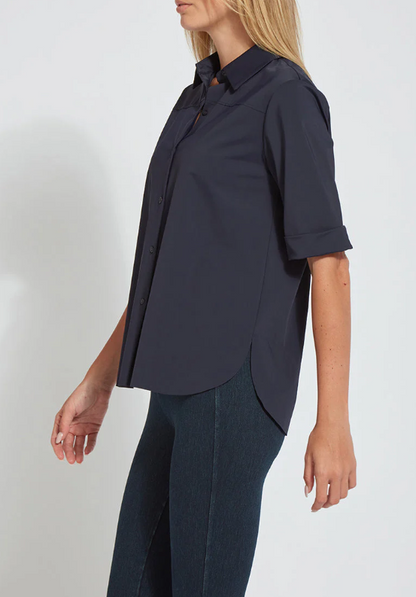 JOSIE SHORT SLEEVE BUTTON DOWN 21-2755