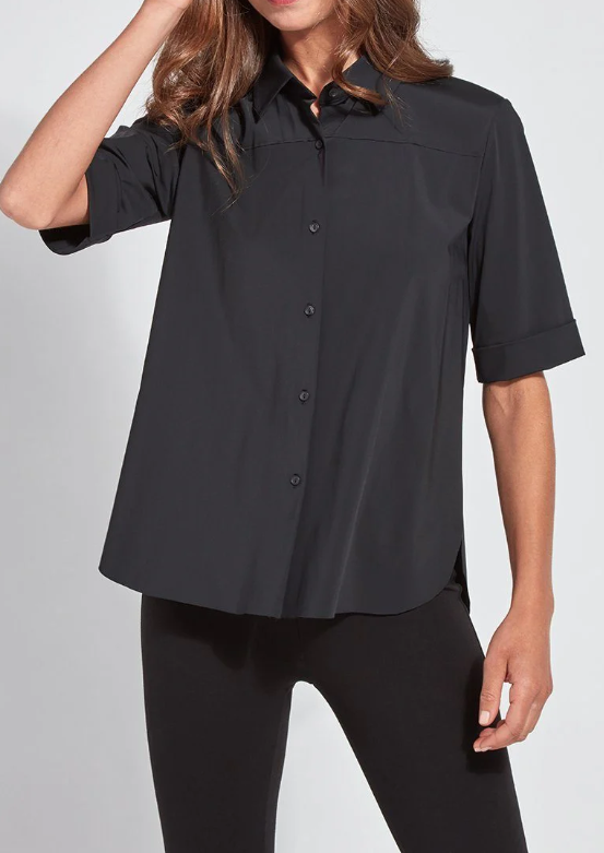JOSIE SHORT SLEEVE BUTTON DOWN 21-2755