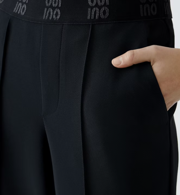 ELASTIC WAIST TROUSERS 91737
