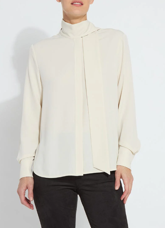 ODETTE SCARF NECK SHIRT 23-3432