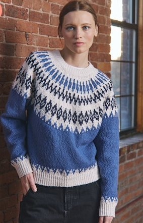 CHUNKY FAIR ISLE CREW NHT14389