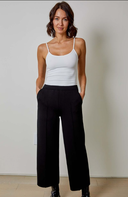 CROPPED WIDE LEG PULL ON DHS2120