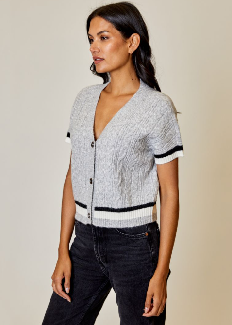 SHORT SLEEVE STRIPE BOTTOM BQS0312017