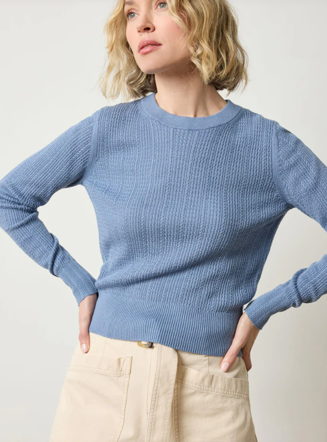 MULTI STITCH PULLOVER SWEATER PA3063