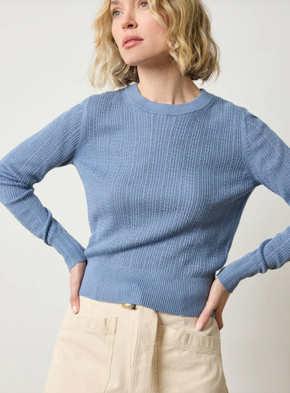 MULTI STITCH PULLOVER SWEATER PA3063