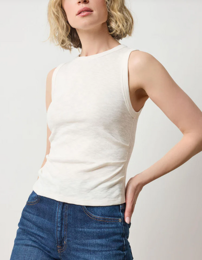 RIB SLUB SIDE PLEAT TANK PA3061
