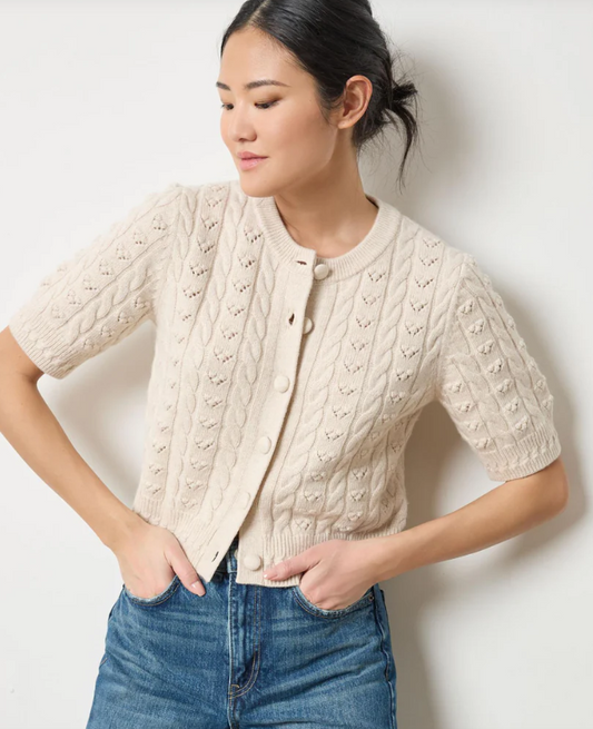 SHORT SLEEVE CARDIGAN PA3068
