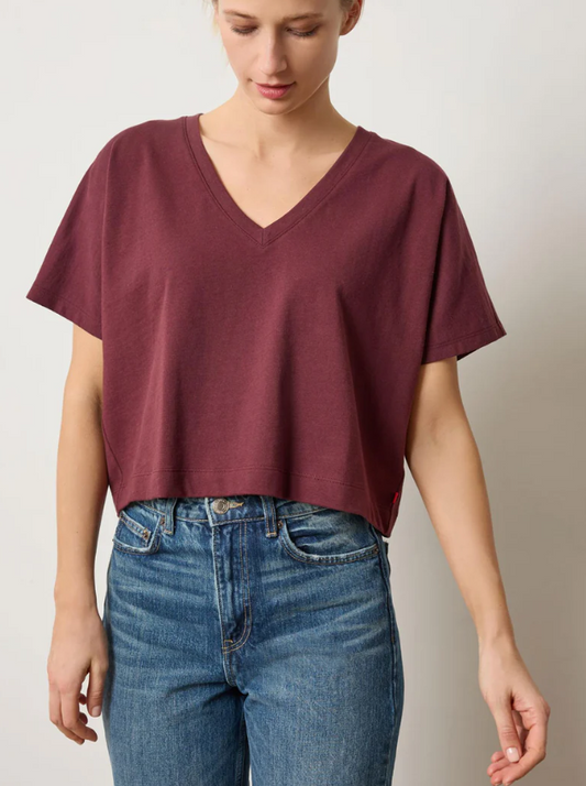 SHORT SLEEVE V NECK DOLMAN PA3104
