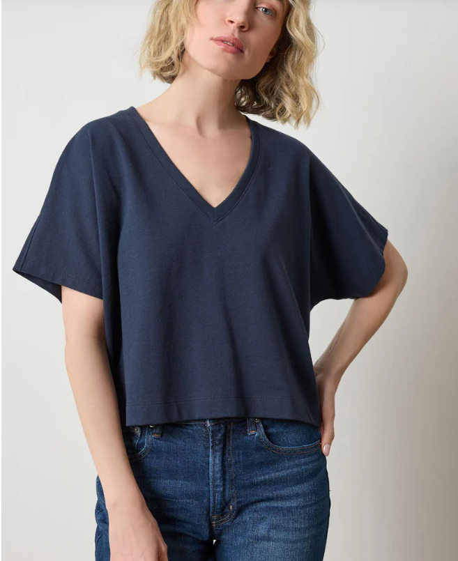 SHORT SLEEVE V NECK DOLMAN PA3104
