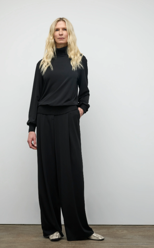 TURTLENECK TOP WITH RIB JM2018