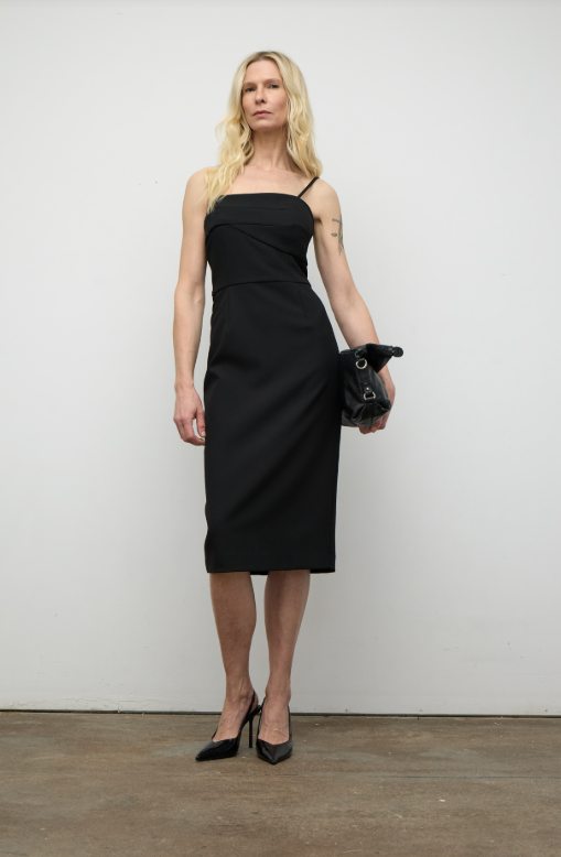 FITTED MIDI DRESS CO5011