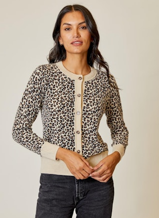 PRINT CARDIGAN CZSE0112016C