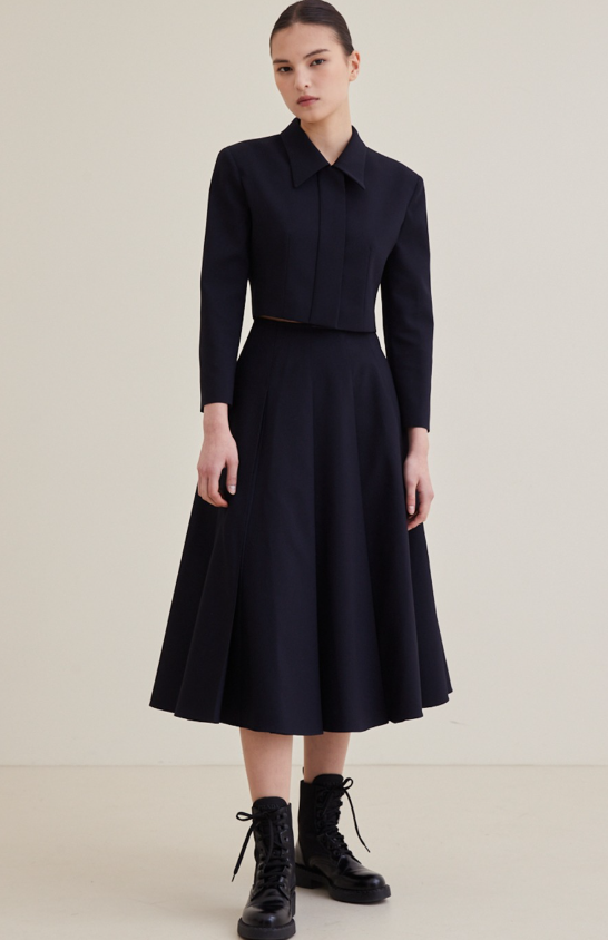 PLEATED SKIRT FW24-SK003