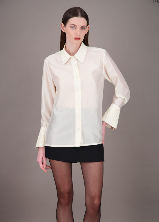 COLLAR LACE BLOUSE TO03