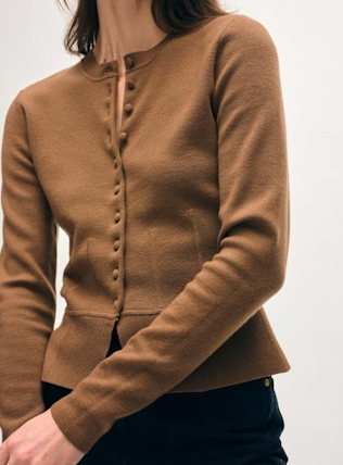 SUPERFINE WAISTED CARDIGAN 21618